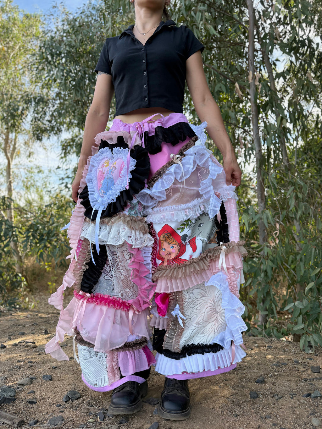 Upcycled Adjustable-Waist Pants