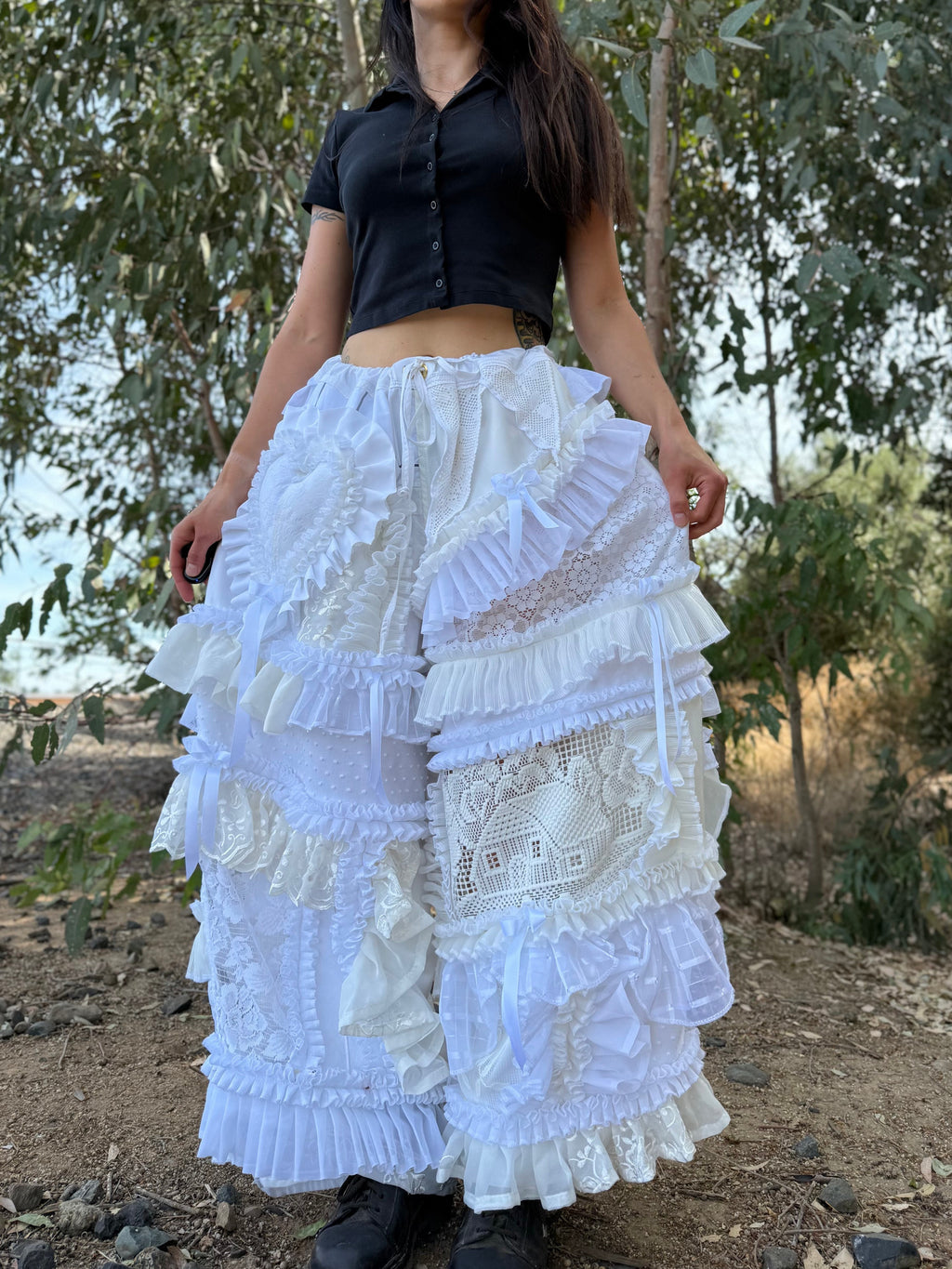 Upcycled Adjustable-Waist Pants