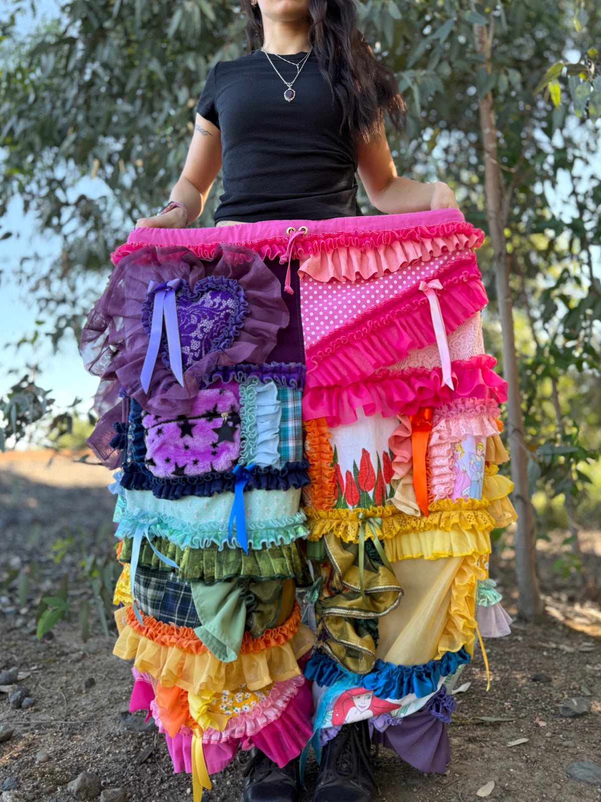 Upcycled Adjustable-Waist Pants