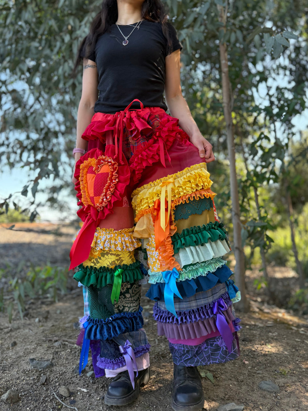 Upcycled Adjustable-Waist Pants