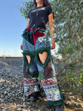 Upcycled Adjustable-Waist Pants
